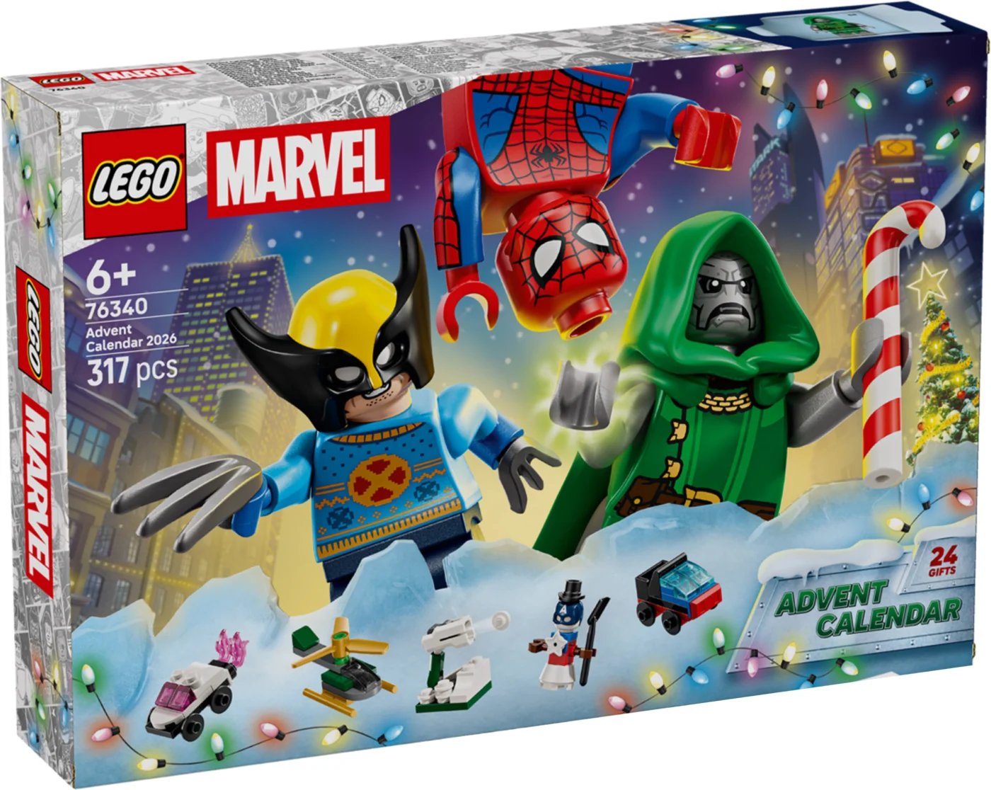 LEGO Marvel Adventskalender 2026 (76340) — 1